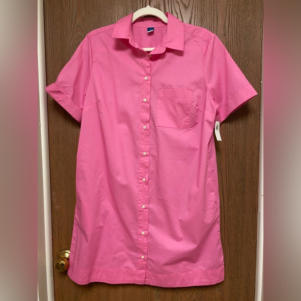 Old Navy Button Down Mini Shirt Dress